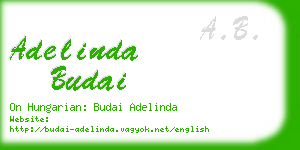 adelinda budai business card